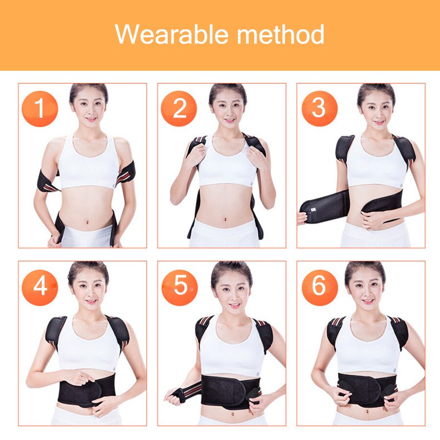 Brace Support Belt Adjustable Back Posture Corrector Clavicle Spine Back Shoulder Lumbar Posture Correction - ultrsbeauty