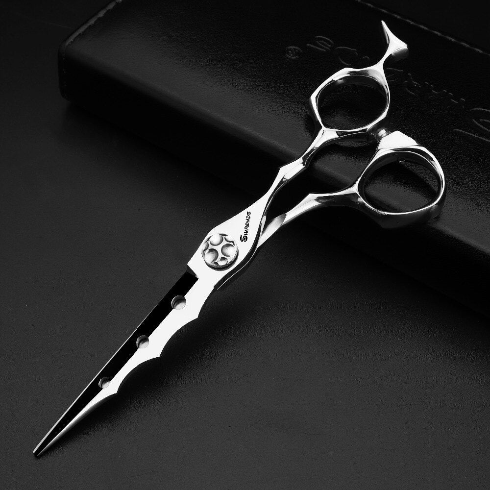 Professional sharp haircut hair scissors stainless steel japan 440c barbershop shears cutting shears - ultrsbeauty