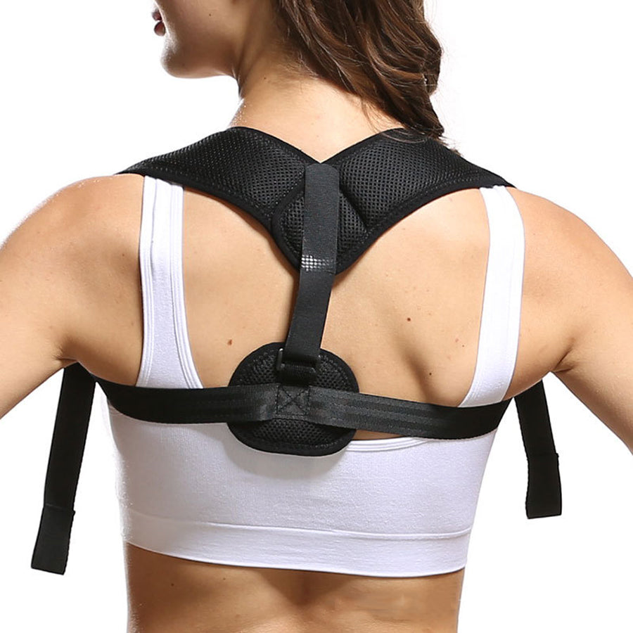 Humpback Correction Belt Shoulder Back Support Posture Corrector Corset Adjustable Adult Children Clavicle Braces Breathable - ultrsbeauty