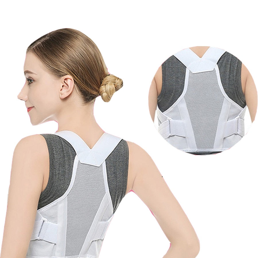 New Adjustable Sitting Posture Correction belt Anti-hunchback Strap Posture Support Corrector Back Pain Brace Belt Men Women - ultrsbeauty