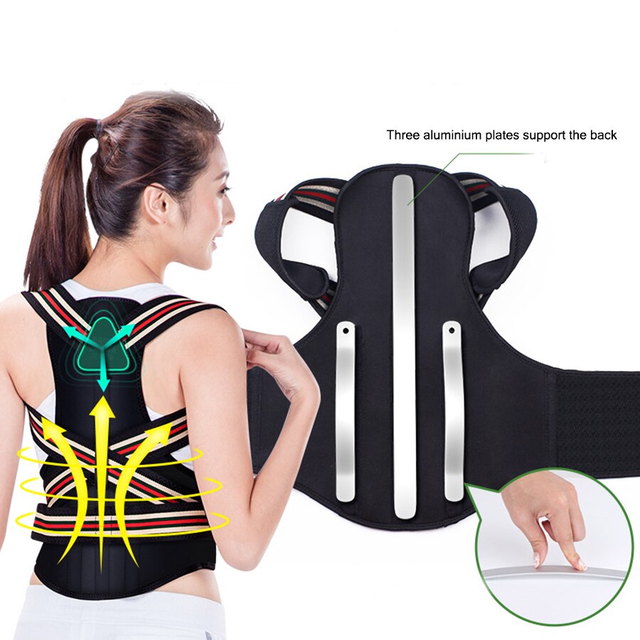 Brace Support Belt Adjustable Back Posture Corrector Clavicle Spine Back Shoulder Lumbar Posture Correction - ultrsbeauty