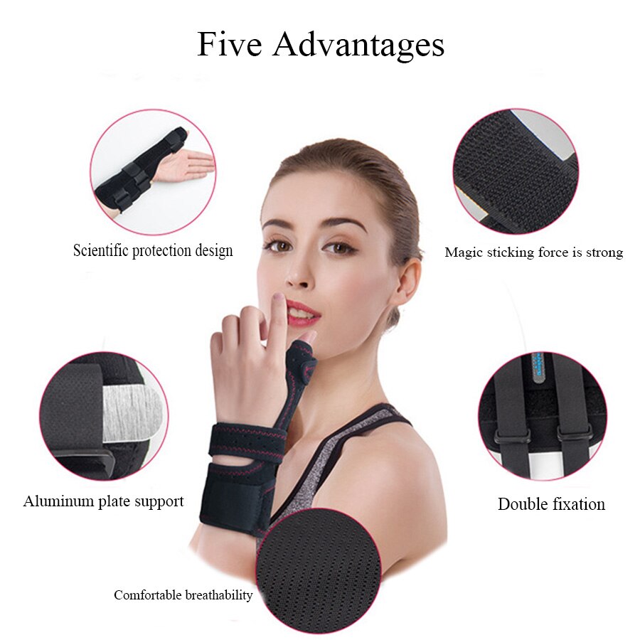 Wrist Brace with Thumb Spica Splint for Tenosynovitis Carpal Tunnel Pain Stabilize Tendonitis Arthritis Sprains Medical wrist Pr - ultrsbeauty