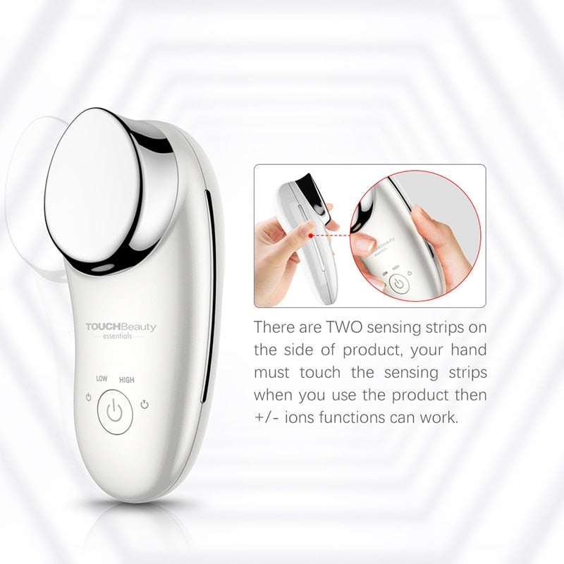 TOUCHBeauty Newly Mini Sonic Facial Massage Device, Ionic Infusion Face Vibration Deep Cleansing SPA Beauty Instrument TB-1681 - ultrsbeauty