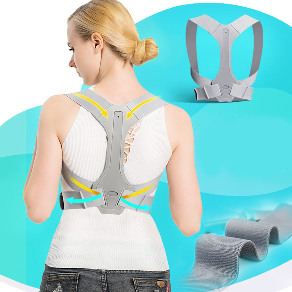 Back Posture Corrector Shoulder Lumbar Brace Spine Support Belt Adjustable Adult Corset Posture Correction Belt Body Health Care - ultrsbeauty