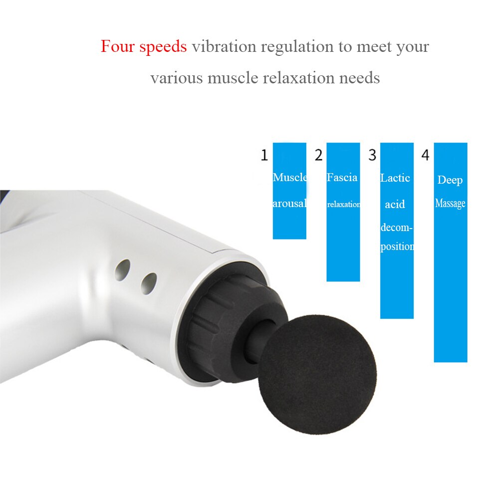 Massage Gun Muscle Massager Muscle Pain after Training Exercising Body Relaxation Slimming Shaping Pain Relief - ultrsbeauty