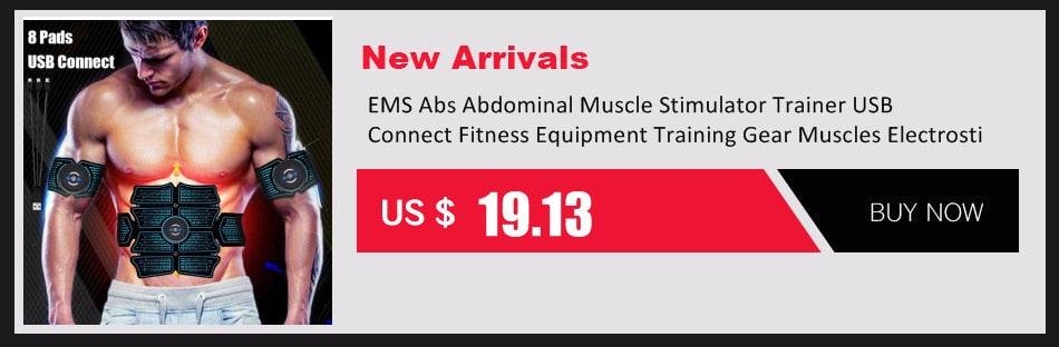 USB Rechargeable Electric Abdominal Muscle Stimulator EMS Abdominal Vibrating Belt ABS Muscular Hip Trainer Massage Home Gym Fit - ultrsbeauty