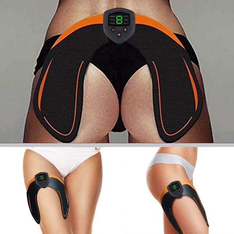 EMS Hip Trainer ABS Stimulator Buttocks Training With LCD Display USB Rechargeable Butt Lifting Body Shaping Slimming Machine - ultrsbeauty