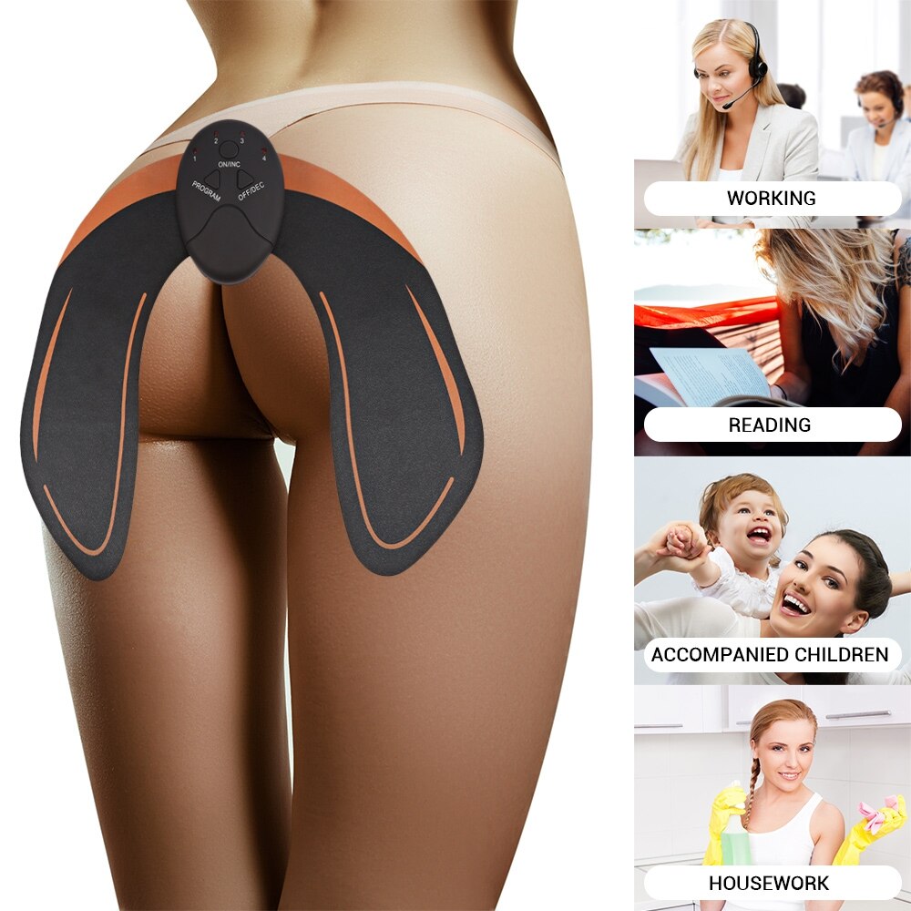 EMS Hip Muscle Training Leg Butt Trainer Massager Muscle Stimulator for Weight loss Body Slimming Ass Builder Buttock Tighter - ultrsbeauty