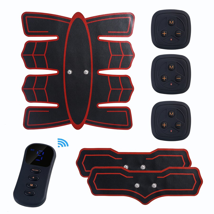 Smart Abdominal Training Pad Wireless EMS Muscle Stimulator Arm Muscle Toner ABS Trainer Body Slimming Belt Gel Pads health care - ultrsbeauty