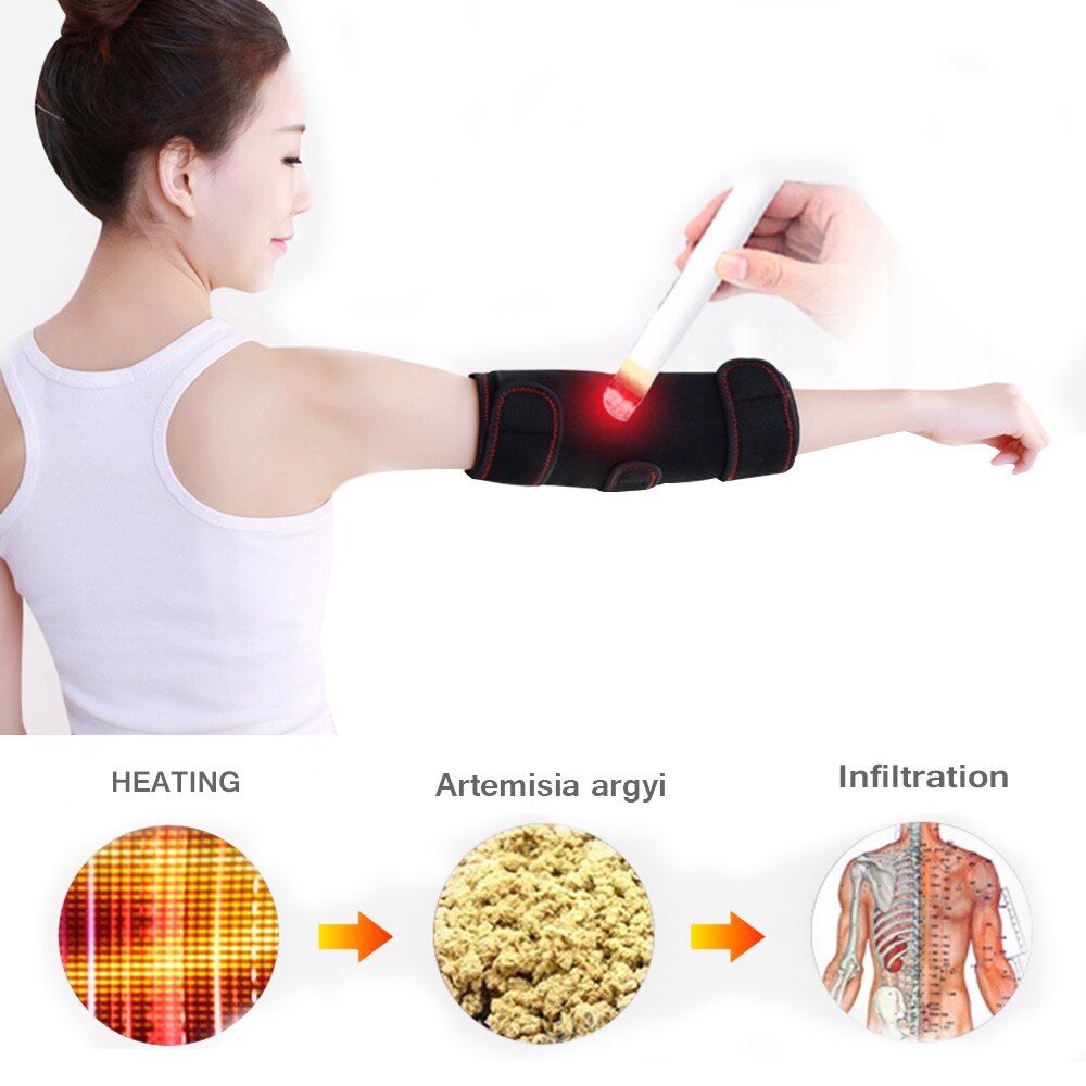 Electric heating moxibustion elbow Care Elbow Warmer Self-Heating For Female Male Elbow Joint Sports Sprain Medical Supplies - ultrsbeauty