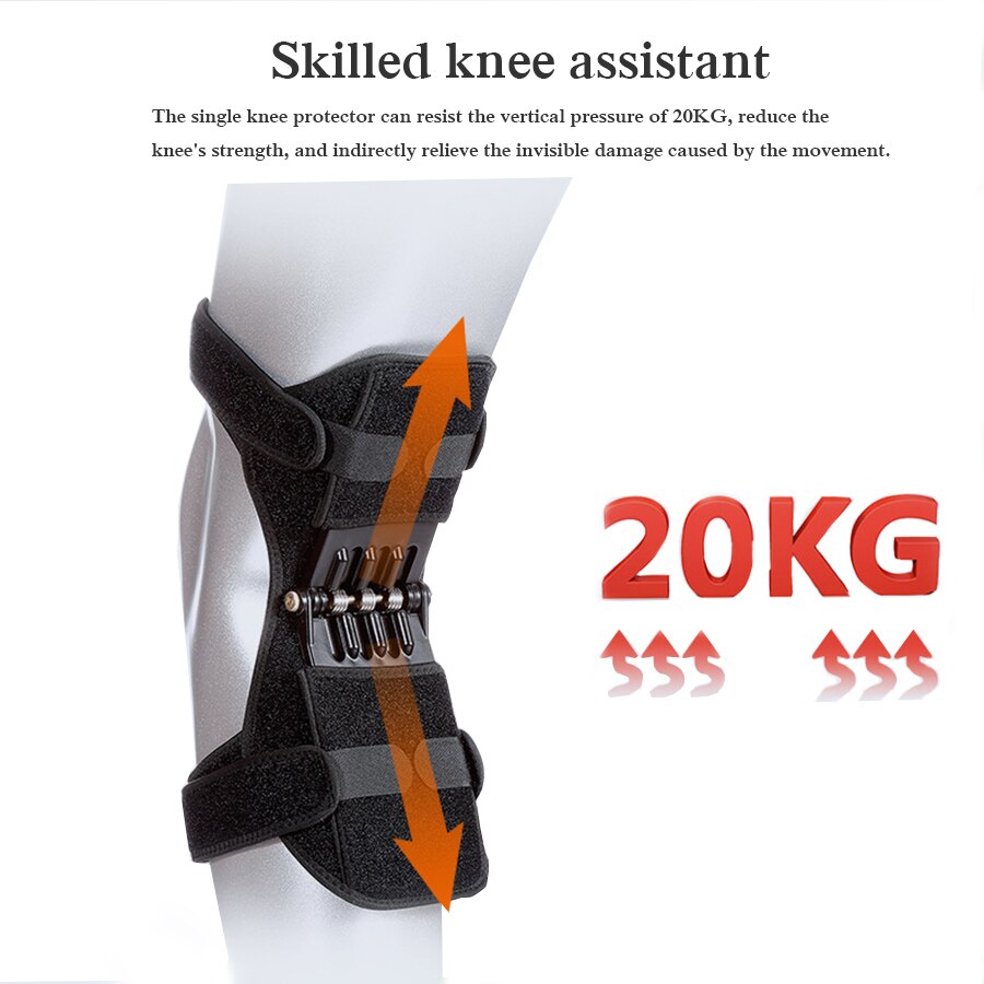 Knee protector knee brace support Breathable Non-slip Power Lift Support knee brace Powerful Rebound Spring Force kneepads - ultrsbeauty