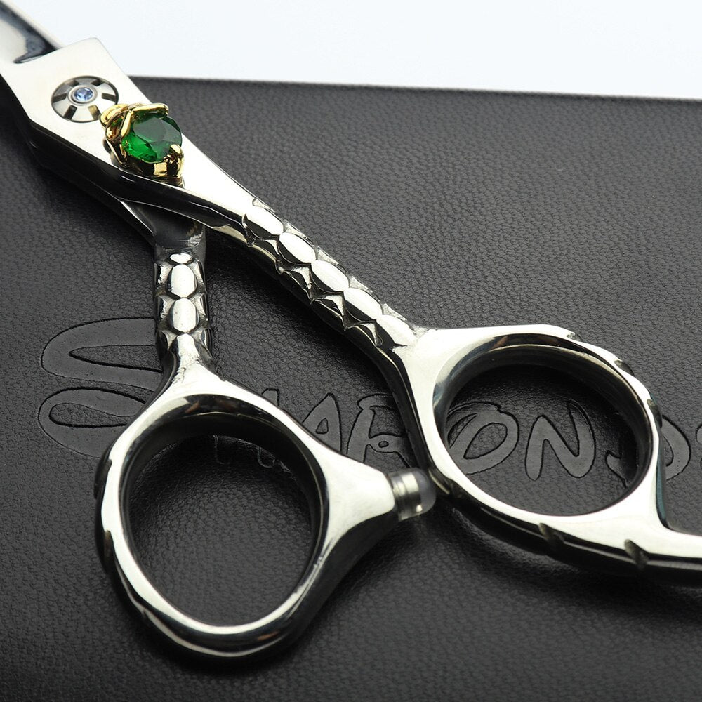 Professional 6-inch Japanese hair scissors high-end steamed bread crusher hair styling tools stainless steel thin scissors - ultrsbeauty