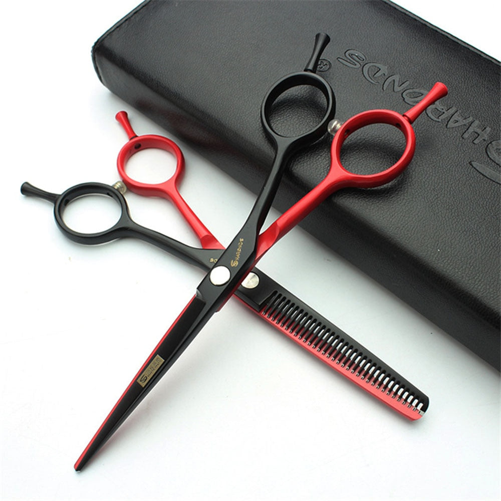 Professional hair salon Japanese scissors 5.5 inch two tail nails thinning scissors haircut styling tools barber scissors - ultrsbeauty