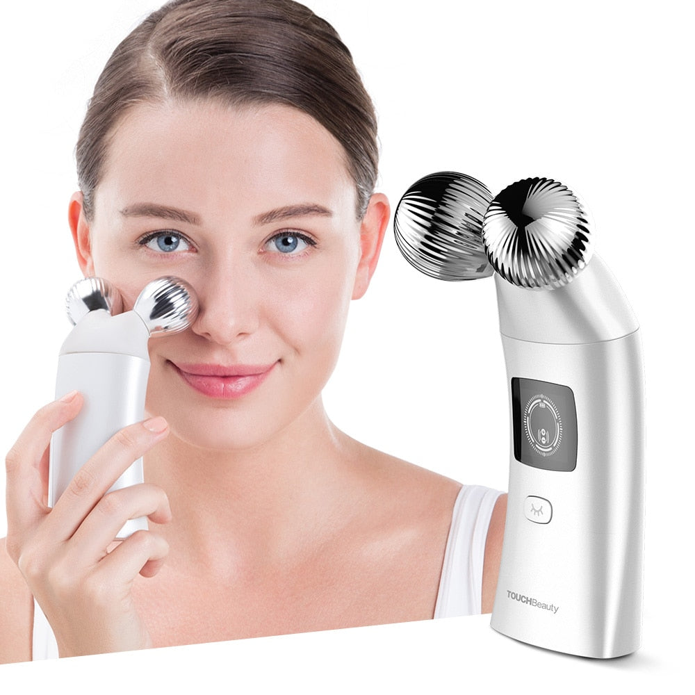 TOUCHBeauty 3-in-1 microcurrent face lift Skin Tightening Rejuvenation Spa for remove Acne, Lighten freckle facial beauty device - ultrsbeauty