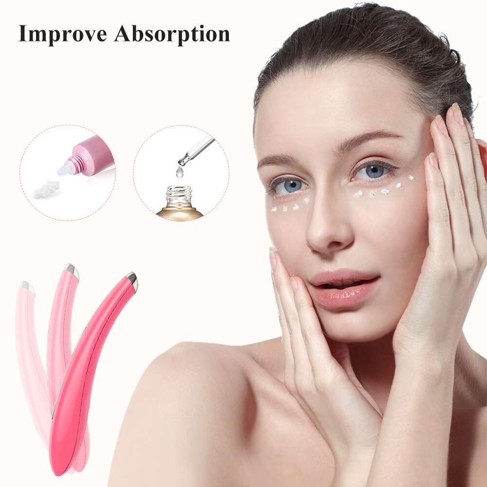 TOUCHBeauty Sonic Vibration Eye Massager, Relieves Dark Circles and Puffiness Eye & Facial Skin Care Device TB-1583 - ultrsbeauty