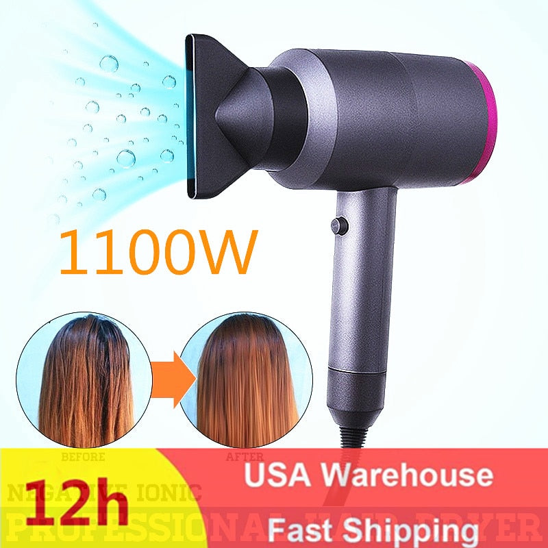 3 in 1 Salon Hair Dryer Styler Large Power Hair Repairing Hair Volumizing Ion Air Blower Constant Temperature - ultrsbeauty