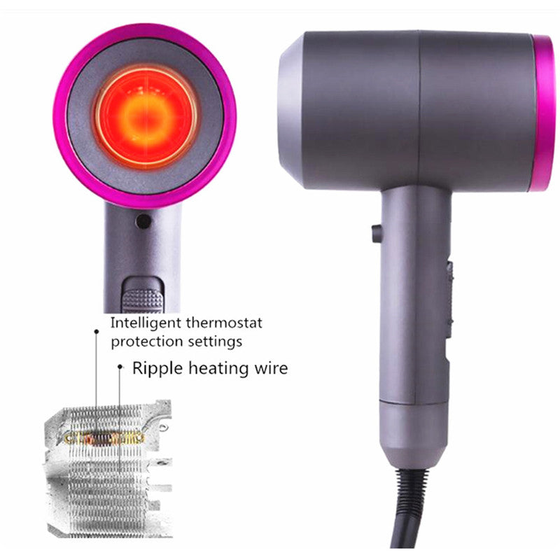 3 in 1 Salon Hair Dryer Styler Large Power Hair Repairing Hair Volumizing Ion Air Blower Constant Temperature - ultrsbeauty