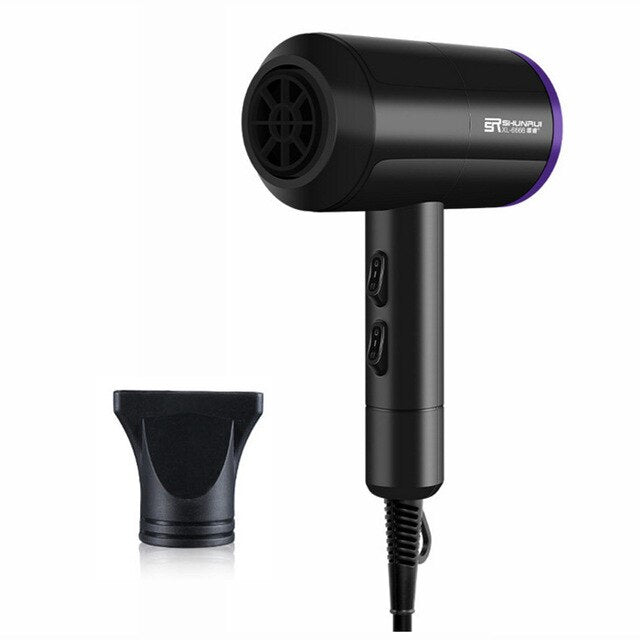 Powerful Salon Hair Dryer Negative Ion Blow Dryer Electric Hairdryer Hot/Cold Wind Air Dryer - ultrsbeauty